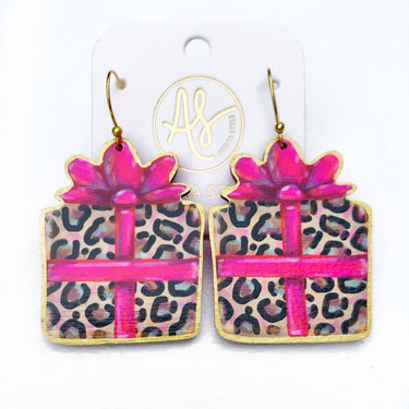Leopard Gift Pink Bow